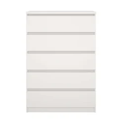 Home affaire Kommode »Naia, Aufbewahrung, 5 Schubladen, Matt-Optik, grifflose Front« Modern, skandinavisches Design, in mehreren Farben, Hoch