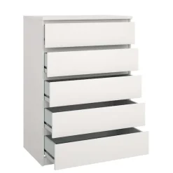 Home affaire Kommode »Naia, Aufbewahrung, 5 Schubladen, Matt-Optik, grifflose Front« Modern, skandinavisches Design, in mehreren Farben, Hoch