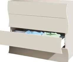 Home affaire Kommode Onda, 89cm breit, Kaschmir matt, mit 4 Schubladen, Made in Italy