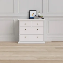 Home affaire Kommode »Paris, Aufbewahrung, Schubladenschrank, Stauraum« mit 4 Schubladen, Breite 96 cm, Höhe 87 cm