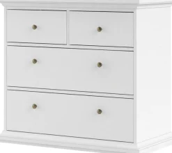 Home affaire Kommode »Paris, Aufbewahrung, Schubladenschrank, Stauraum« mit 4 Schubladen, Breite 96 cm, Höhe 87 cm