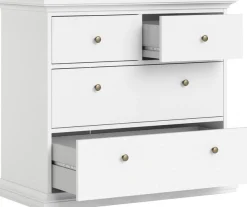 Home affaire Kommode »Paris, Aufbewahrung, Schubladenschrank, Stauraum« mit 4 Schubladen, Breite 96 cm, Höhe 87 cm