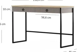 Home affaire Konsolentisch »Luminara« 1 Stk. tlg. Flurtisch mit 2 Soft-Close Schubladen - 119/45/76 cm