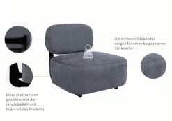 Home affaire Loungesessel »LIORAN Designsessel mit filigranem Holzgestell« Designklassiker, modern und zeitlos