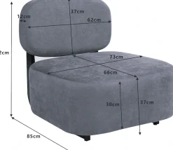 Home affaire Loungesessel »LIORAN Designsessel mit filigranem Holzgestell« Designklassiker, modern und zeitlos