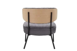 Home affaire Loungesessel »Lovberg in Cord und Easycare-Bezug« eleganter Sessel mit Hocker