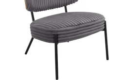 Home affaire Loungesessel »Lovberg in Cord und Easycare-Bezug« eleganter Sessel mit Hocker
