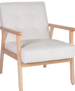 Home affaire Loungesessel »MENONRI mit Armlehnen aus Massivholz« Relaxsessel, Lese-Sessel, Cocktailsessel in Cord und Webstoff