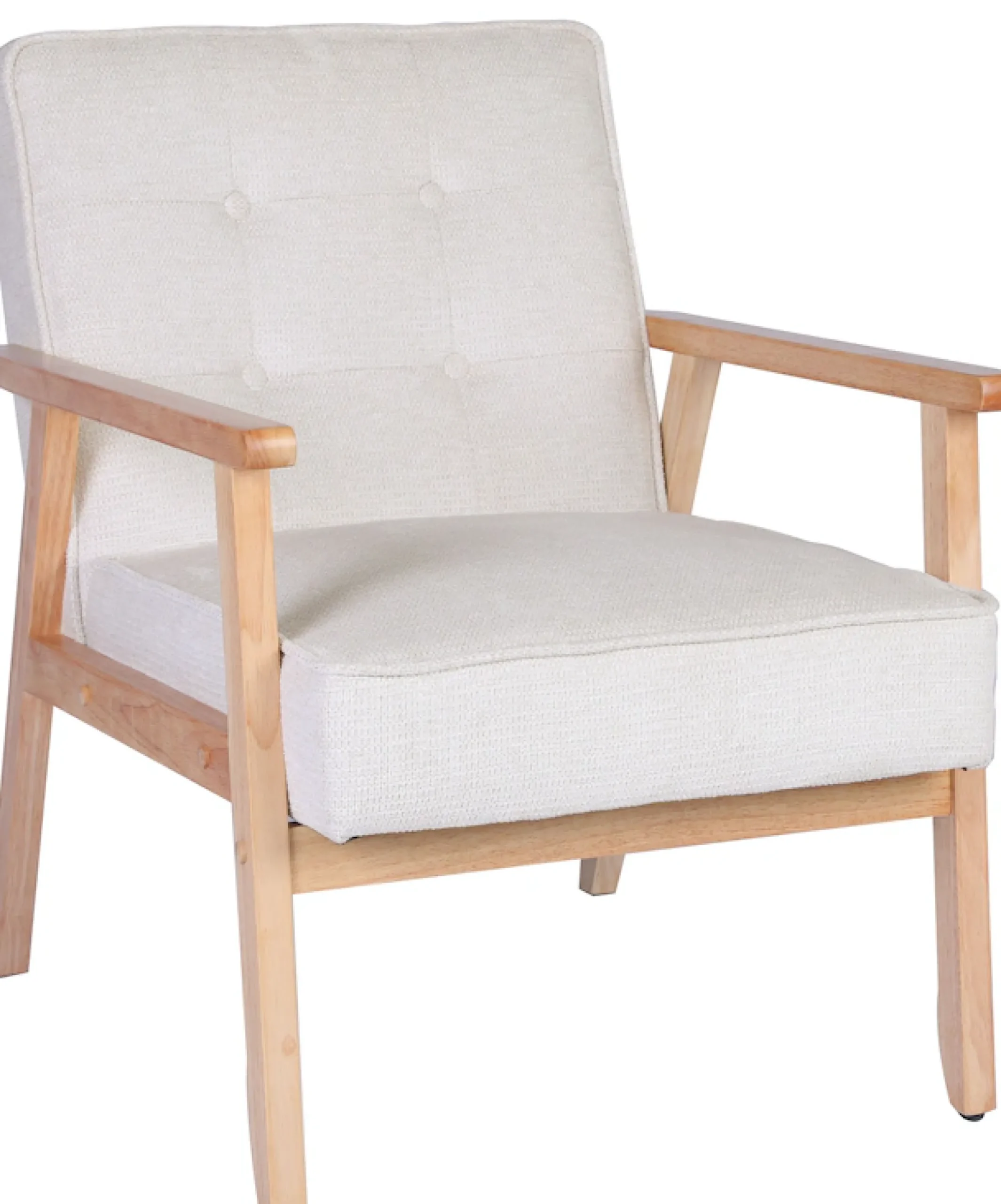 Home affaire Loungesessel »MENONRI mit Armlehnen aus Massivholz« Relaxsessel, Lese-Sessel, Cocktailsessel in Cord und Webstoff