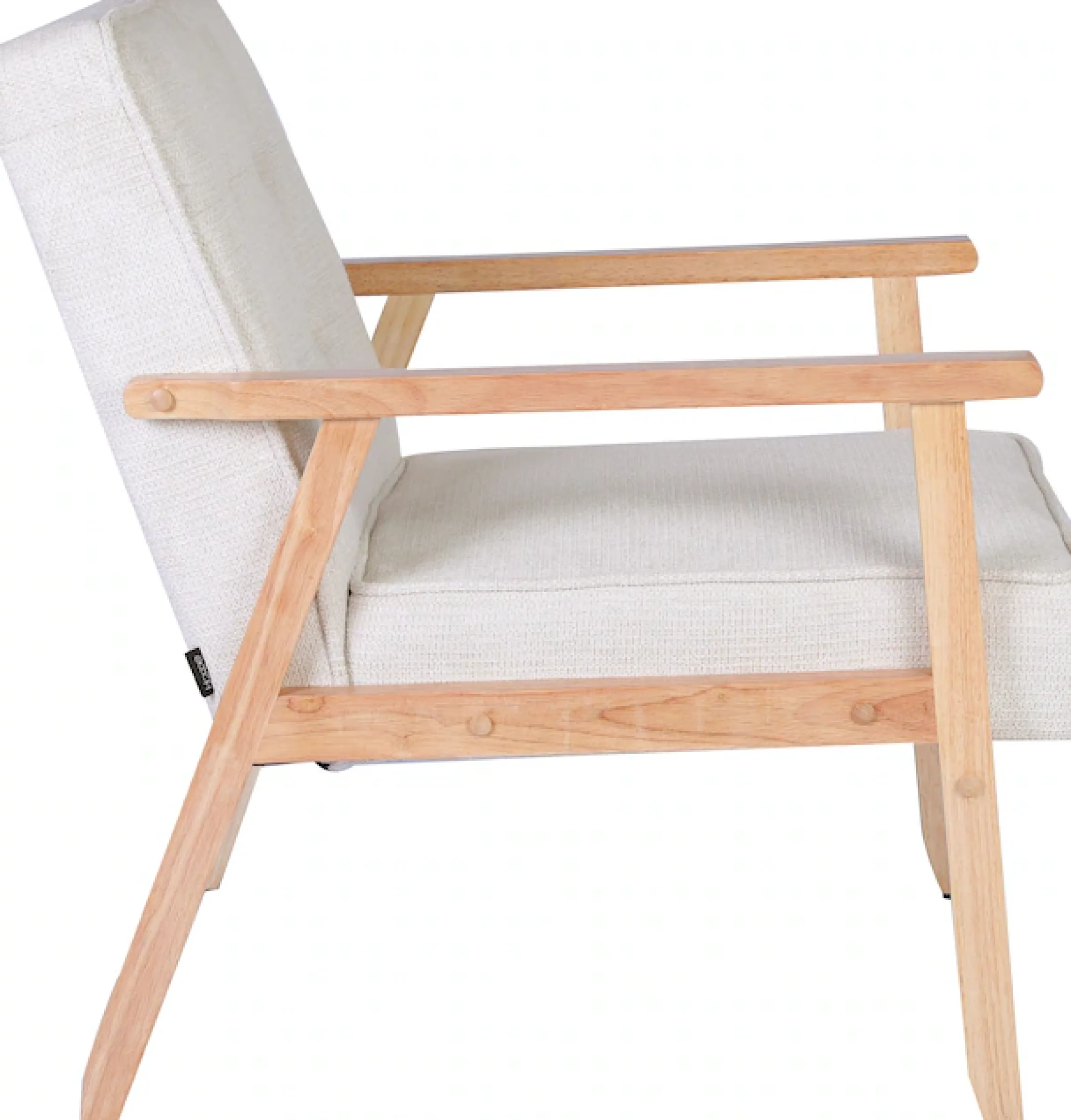 Home affaire Loungesessel »MENONRI mit Armlehnen aus Massivholz« Relaxsessel, Lese-Sessel, Cocktailsessel in Cord und Webstoff
