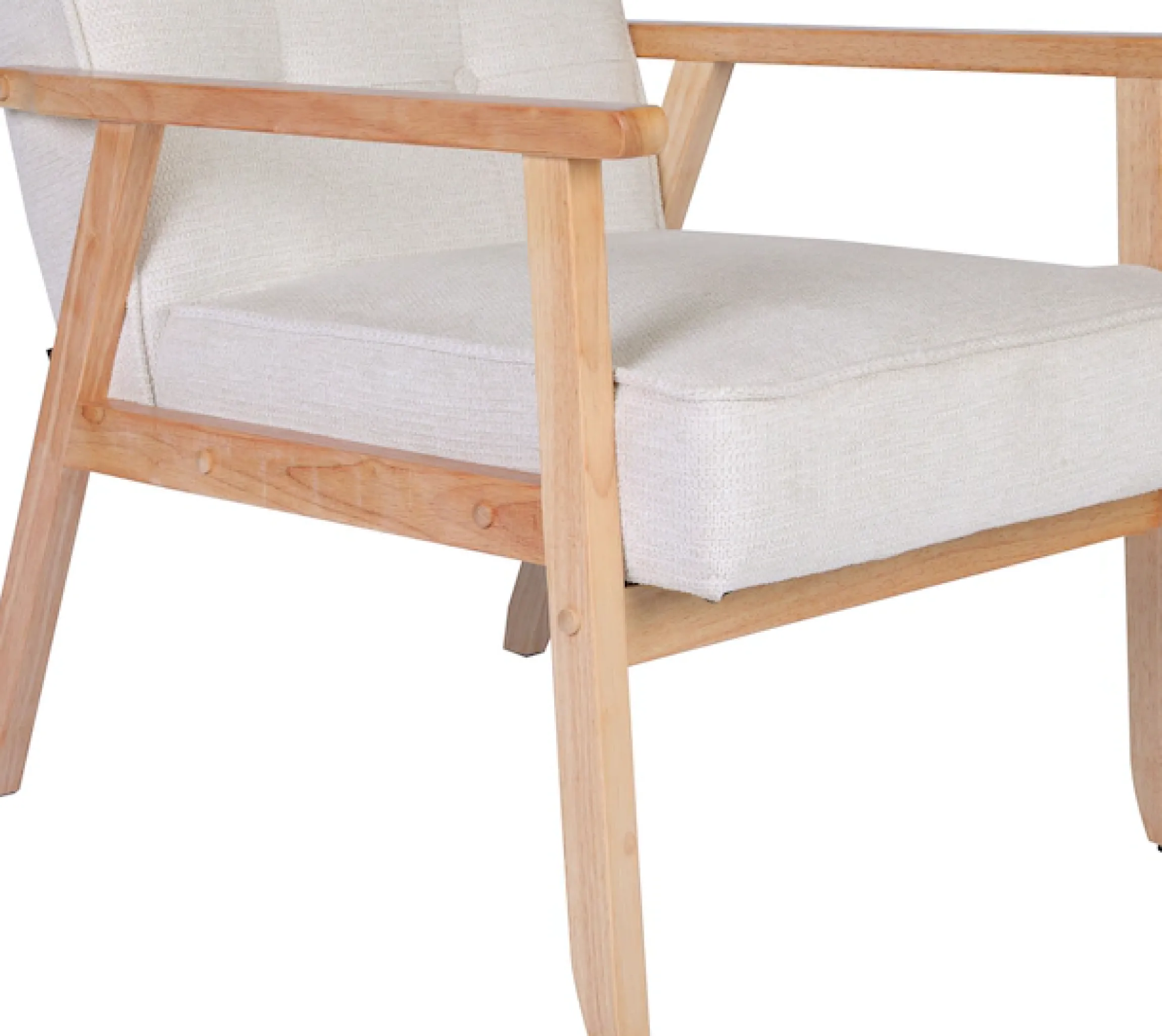 Home affaire Loungesessel »MENONRI mit Armlehnen aus Massivholz« Relaxsessel, Lese-Sessel, Cocktailsessel in Cord und Webstoff