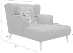 Home affaire Loveseat »Baggio Kuschel Mega Lounge Big Sessel«