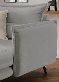 Home affaire Loveseat »Lazio, 111 cm breit, modern und bequem« Webstoff, inkl. Rücken- und Zierkissen