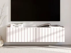 Home affaire Lowboard »Antibes TV-Lowboard, Breite 192/154/128 cm, TV-Schrank« TV-Kommode, 3D-Fronten, Push-To-Open-Funktion, Wandmontage