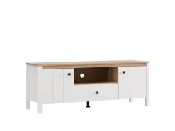 Home affaire Lowboard »BEDFORD, TV-Board, TV-Kommode, TV-Schrank, TV-Unterschrank, TV-Möbel« MDF-Profil 2D ummantelt, Hotstamping