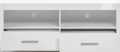 Home affaire Lowboard »Bianco, TV-Unterteil, moderne Kommode, TV-Schrank in Weiß Hochglanz« zeitlos, ausreichend Stauraum, vielseitig einsetzbar, 150 cm breit