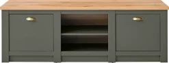 Home affaire Lowboard »Cambridge, moderner TV-Unterschrank, Kommode, TV-Schrank, Landhausstil« messingfarbene Metallgriffe, ausreichend Stauraum, 152 cm breit