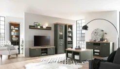 Home affaire Lowboard »Cambridge, moderner TV-Unterschrank, Kommode, TV-Schrank, Landhausstil« messingfarbene Metallgriffe, ausreichend Stauraum, 152 cm breit