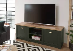 Home affaire Lowboard »Cambridge, moderner TV-Unterschrank, Kommode, TV-Schrank, Landhausstil« messingfarbene Metallgriffe, ausreichend Stauraum, 152 cm breit