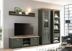 Home affaire Lowboard »Cambridge, moderner TV-Unterschrank, Kommode, TV-Schrank, Landhausstil« messingfarbene Metallgriffe, ausreichend Stauraum, 152 cm breit