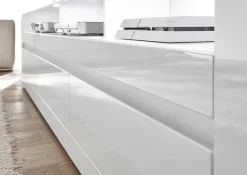 Home affaire Lowboard »Carat« Breite 150 cm, wird mit 2 Leisten geliefert (weiss und grau)