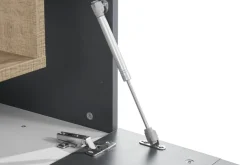 Home affaire Lowboard »Coro,Lowboard,TV-Kommode,TV-Möbel,TV-Bank« mit 2 Klappen, 1 Tür, 1 Glasboden, Breite 160
