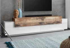 Home affaire Lowboard »Coro,Lowboard,TV-Kommode,TV-Möbel,TV-Bank« mit 3 Klappen davon 2 mit Push-to-Open Funktion Breite 200 cm