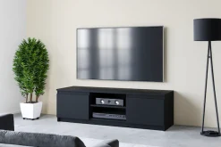 Home affaire Lowboard »DINGO« zeitloser TV-Schrank, TV-Board Breite 120 cm, grifflose Fernsehschrank