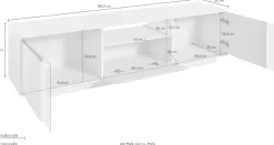 Home affaire Lowboard »ElegantTV-Board, TV-Schrank« Breite ca. 180 cm