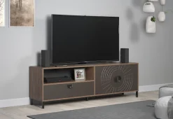 Home affaire Lowboard »Fusion« 1 Stk. tlg. TV-Lowboard mit Soft-Close-Türen & Schubkasten – (B/T/H) 183/40/55 cm