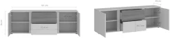 Home affaire Lowboard »HAMM« Breite ca. 161 cm