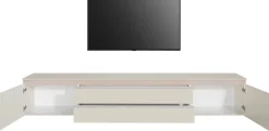 Home affaire Lowboard »Magic,Lowboard,TV-Kommode,TV-Möbel,TV-Bank« Hochglanzlackiert, Alugriff, 2 Türen, 2 Schubkästen,B/T/H 240×40×40 cm