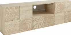 Home affaire Lowboard »Miro« Breite 181 cm mit dekorativem Siebdruck