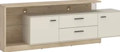 Home affaire Lowboard modernes Lowboard, Breite ca.191,5 cm, 2 Türen und 2 Schubkasten