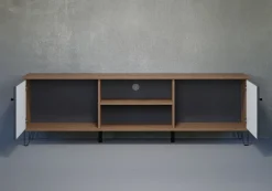 Home affaire Lowboard »Molveno« 1 Stk. tlg. TV-Unterteil mit 2 Türen & 2 Fächern - (B/T/H) 183/40/56 cm