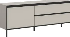Home affaire Lowboard »NORT, Breite: 150cm, mit Metall Stabfuß, 1 Klappe, 2 Schubkästen« TV-Lowboard, Mediaschrank, Mediaboard, TV-Schrank, Schrank, Board