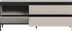 Home affaire Lowboard »NORT, Breite: 150cm, mit Metall Stabfuß, 1 Klappe, 2 Schubkästen« TV-Lowboard, Mediaschrank, Mediaboard, TV-Schrank, Schrank, Board
