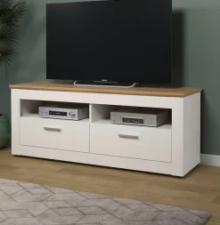 Home affaire Lowboard »Nybro TV-Kommode« TV-Unterteil mit 2 Schubladen & 2 Fächern - (B/T/H) 148/45/59 cm