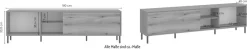 Home affaire Lowboard »Pozzi« Breite ca.180 cm