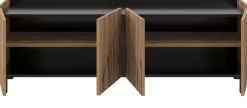 Home affaire Lowboard »SNETT, Breite: 155cm, mit Metall-Stabfüßen, 4 Türen, 2 Einlegeböden« TV-Lowboard, Mediaschrank, Mediaboard, TV-Schrank, Schrank, Board