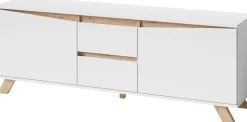 Home affaire Lowboard »Valentin« 160cm TV Board mit 2 Türen und 2 Schubkästen in modernem Skandi Design
