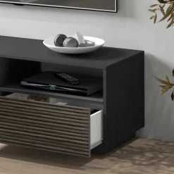 Home affaire Lowboard »Vega,Lowboard,TV Board,TV Schrank,150 cm« mit 2 Türen und 1 Schublade,Fronten mit Rillen-Optik