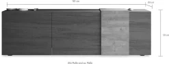 Home affaire Lowboard »Venus, TV-Bank« Breite 181 cm