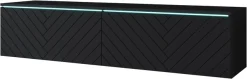 Home affaire Lowboard »wahlweise mit oder ohne Beleuchtung« 1 Stk. tlg. 140 cm TV-Board ohne Griffe, mit viel Stauraum, stehend und hängend