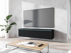 Home affaire Lowboard »wahlweise mit oder ohne Beleuchtung« 1 Stk. tlg. 140 cm TV-Board ohne Griffe, mit viel Stauraum, stehend und hängend