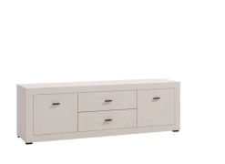 Home affaire Lowboard »Warwick TV-Board, TV-Kommode, TV-Schrank, TV-Unterschrank, TV-Möbel« Elegantes Lowboard in Kaschmir mit viel Stauraum, Heißfolienprägung
