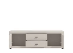 Home affaire Lowboard »Warwick TV-Board, TV-Kommode, TV-Schrank, TV-Unterschrank, TV-Möbel« Elegantes Lowboard in Kaschmir mit viel Stauraum, Heißfolienprägung