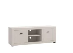 Home affaire Lowboard »Warwick TV-Board, TV-Kommode, TV-Schrank, TV-Unterschrank, TV-Möbel« Elegantes Lowboard in Kaschmir mit viel Stauraum, Heißfolienprägung