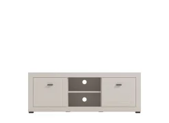 Home affaire Lowboard »Warwick TV-Board, TV-Kommode, TV-Schrank, TV-Unterschrank, TV-Möbel« Elegantes Lowboard in Kaschmir mit viel Stauraum, Heißfolienprägung