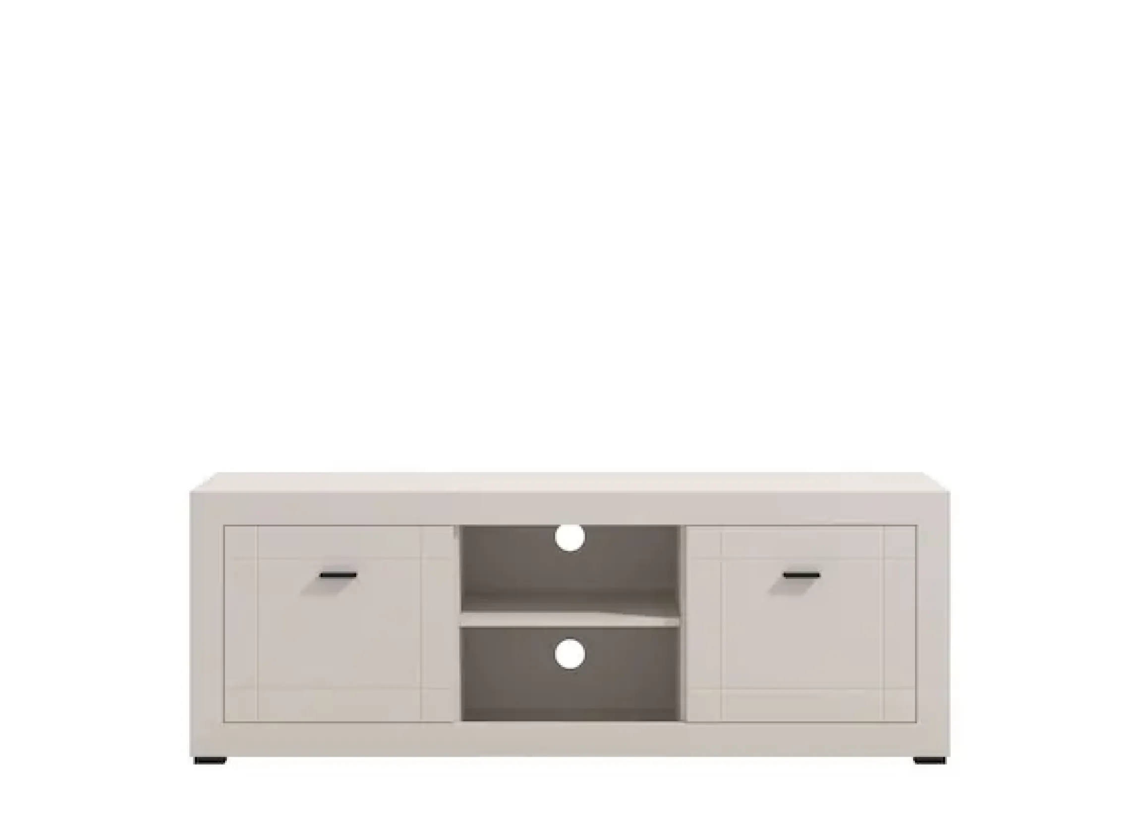 Home affaire Lowboard »Warwick TV-Board, TV-Kommode, TV-Schrank, TV-Unterschrank, TV-Möbel« Elegantes Lowboard in Kaschmir mit viel Stauraum, Heißfolienprägung